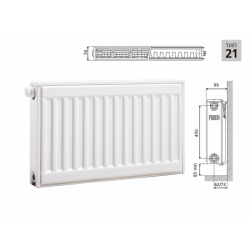 Cтальной панельный радиатор PRADO Universal 21х500х2800