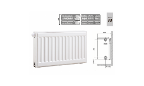 Cтальной панельный радиатор PRADO Universal 33х500х600