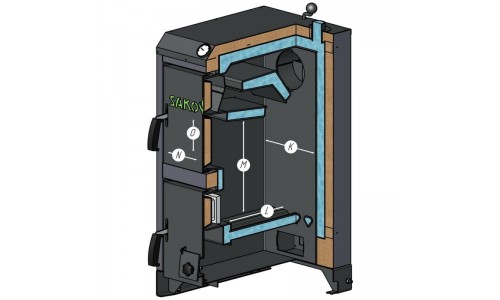 Твердотопливный котел Sakovich STANDART Pro 21 кВт
